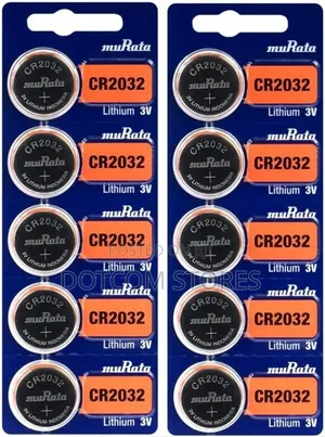 Pack 10pcs Murata Cr2032 Battery Dl2032 Ecr2032 3v Lithium Coin Cell