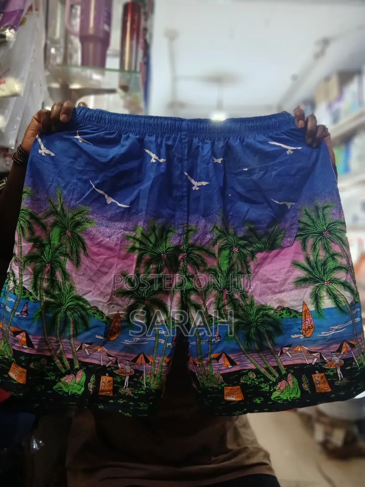 Blue Shorts for Beach