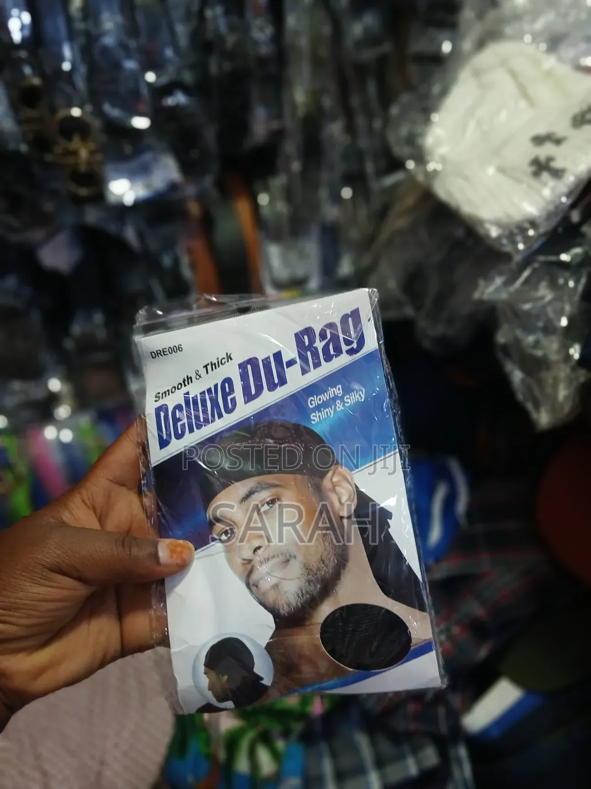 Dream Smooth Thick Deluxe Du-rag In Black