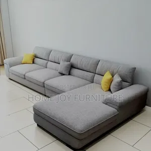 Light Gray L-Sofa