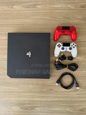 Chipped Ps4 Pro With 2 Brand New Controllers and 32 Games. Playstation