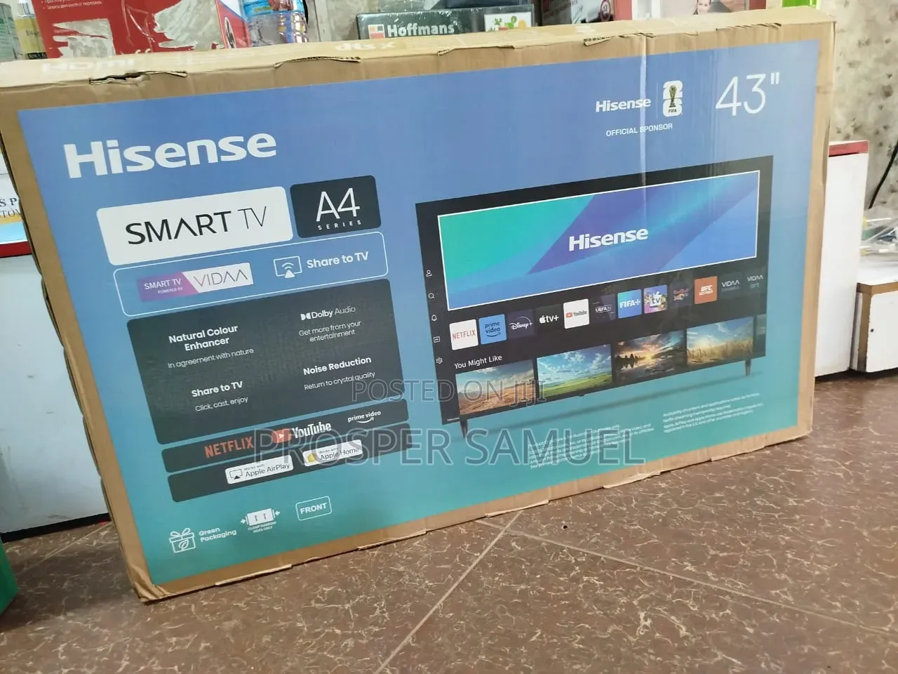 Brand New Hisense 43 Inches Digital Smart With Inbuilt Decoder