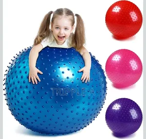 Knobby Bouncy Ball With Handle