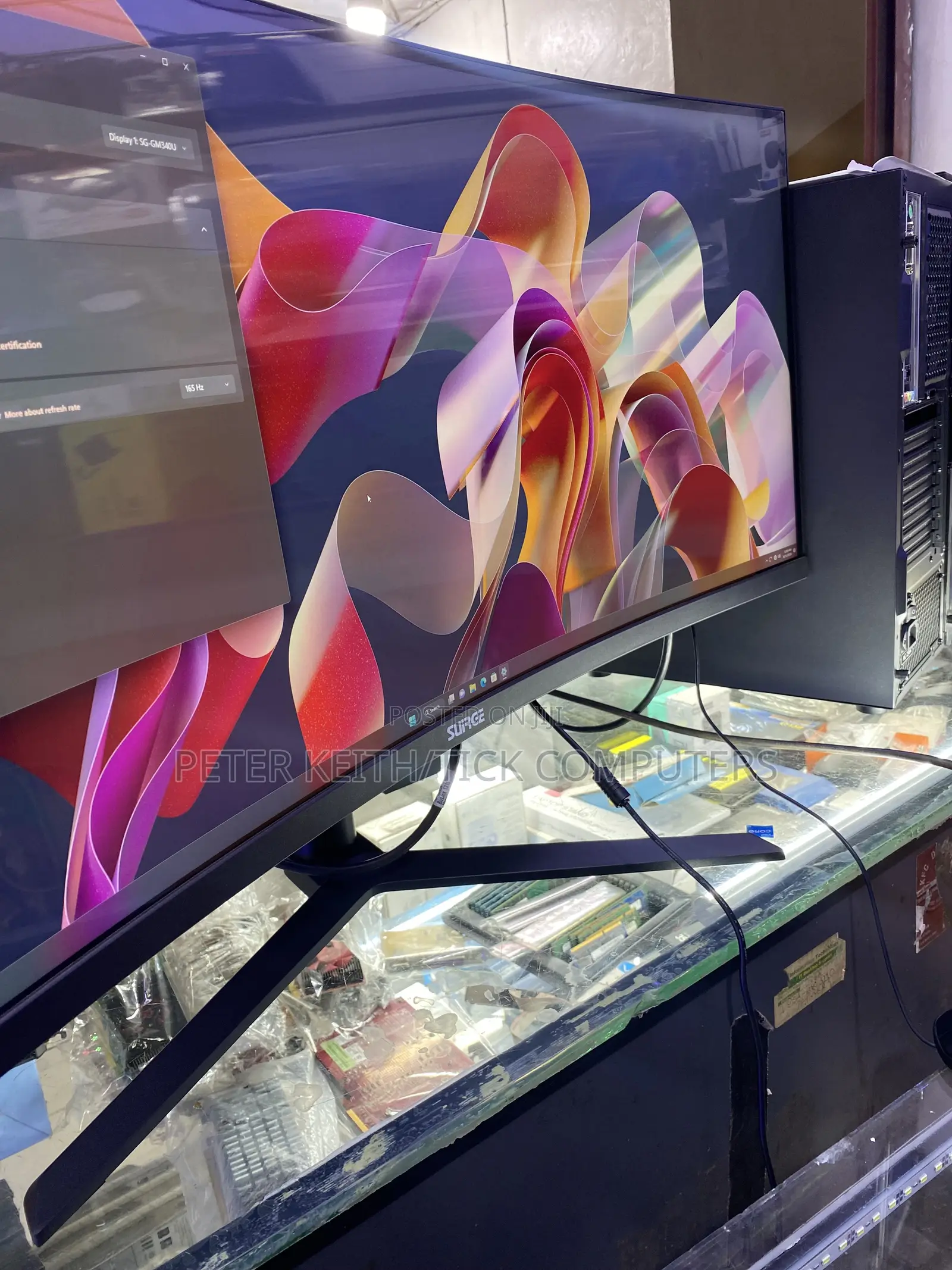 Brand New ,165hz Surge RGB 34-Inch Curved Ultrawide Gaming Monitor
