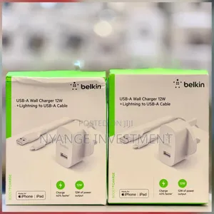 Belkin Boost Charge 12w Usb-a Wall Charger , Ightning to Usb-a Cable.