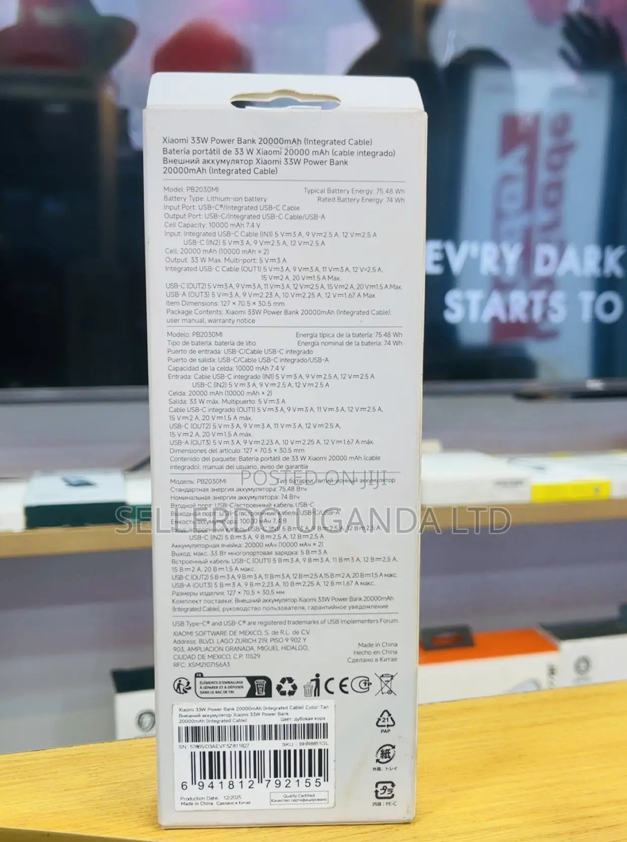 Xiaomi 33w Power Bank 20000mah