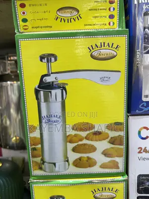 Jiajiale Deluxe Stainless Steel Biscuit Cookie Press Maker Set