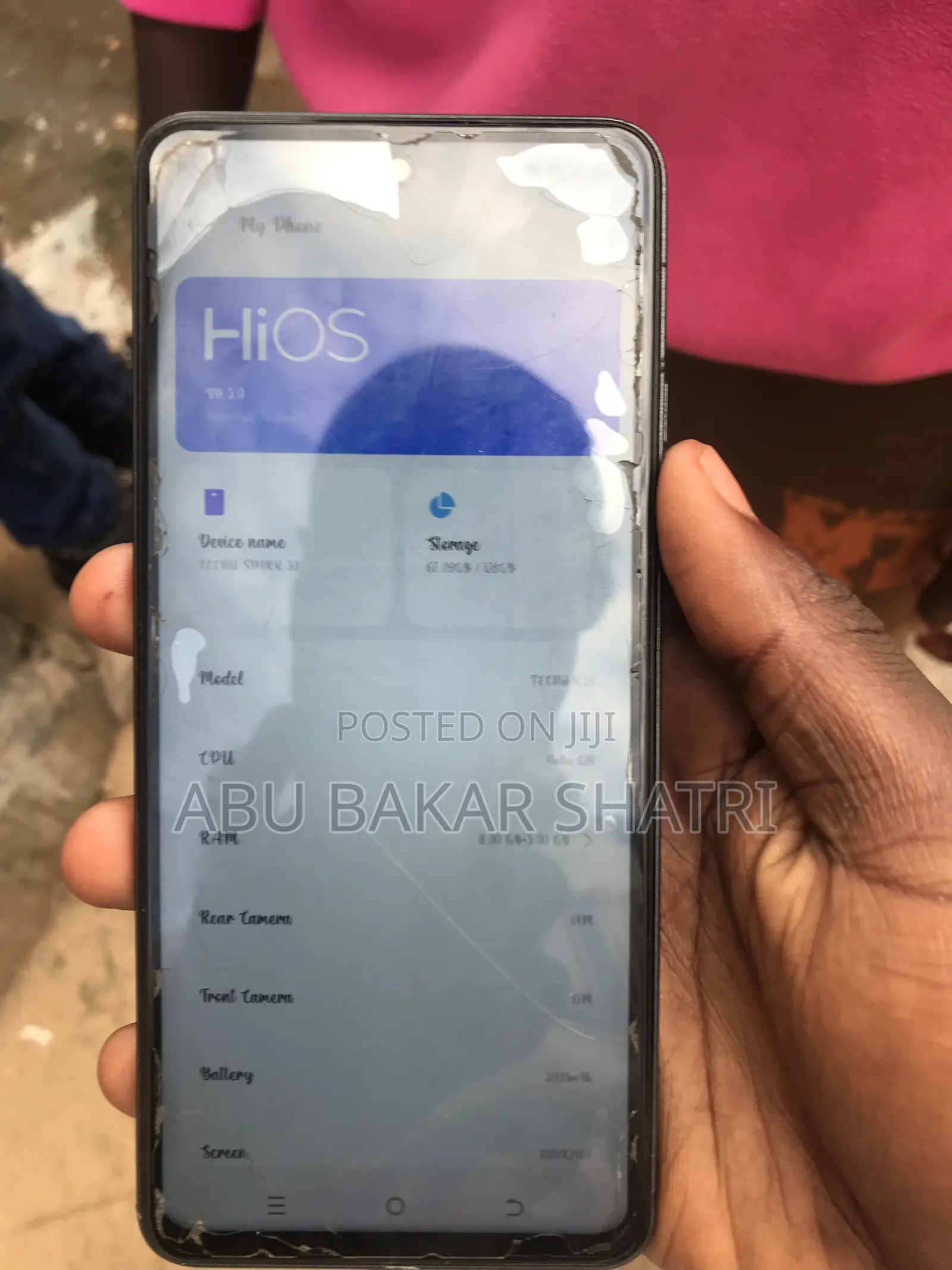 Tecno Spark 30 256 GB Yellow