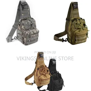 1 Piece of Tactical Shoulder Sling Bag Small Outdoor Chest Pack Backpa