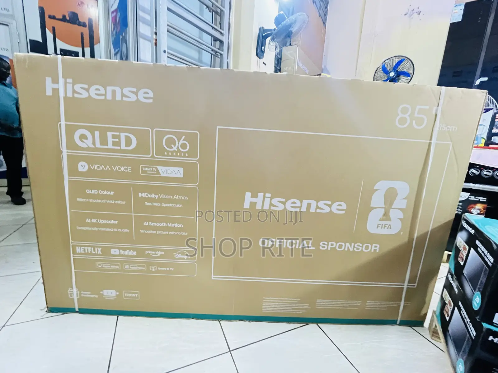 Hisense 85 Inches Brand New Qled Q6 Series Tv