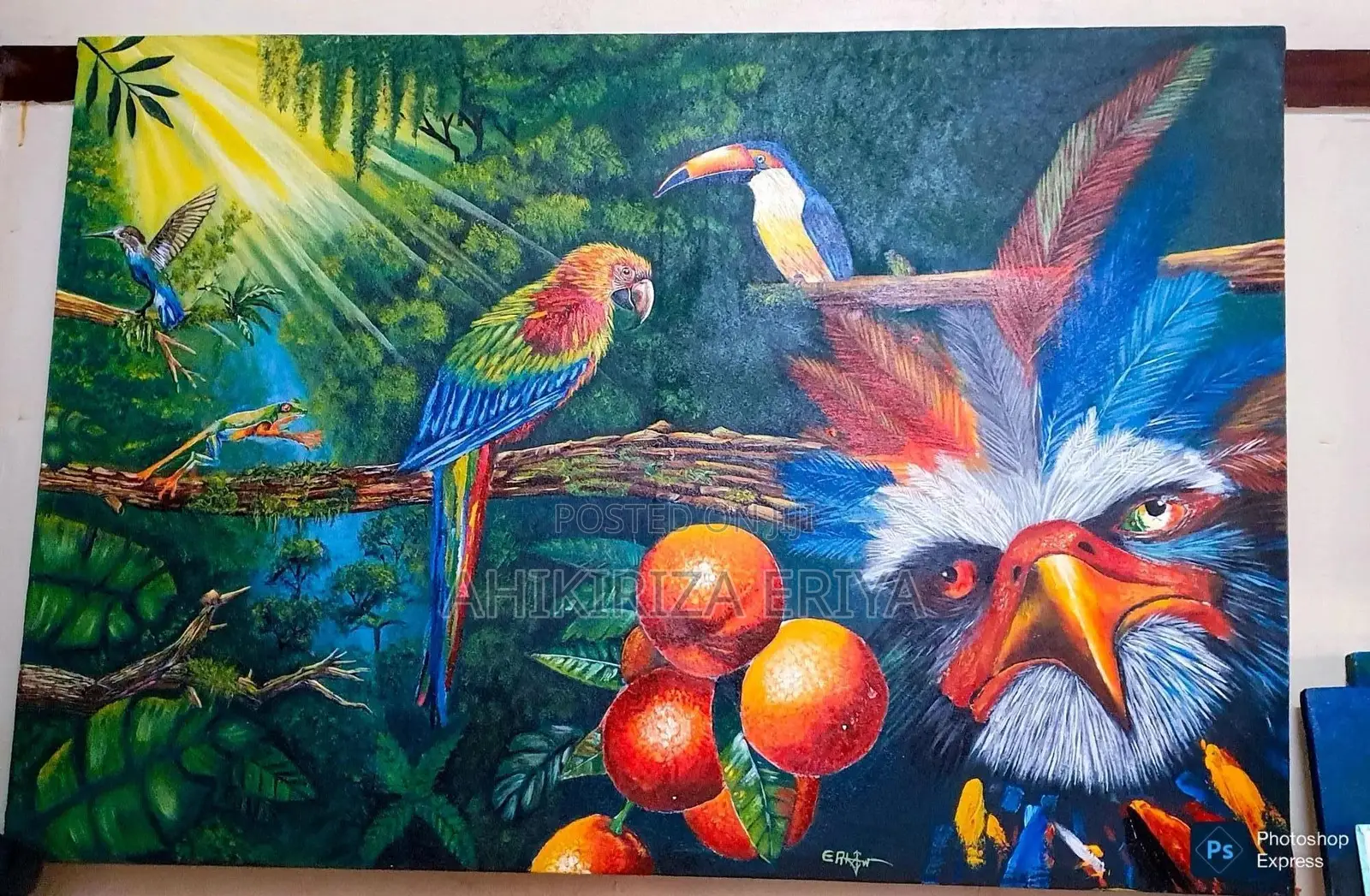 Acrylic Painting on Canvas