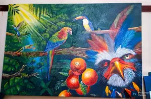 Acrylic Painting on Canvas