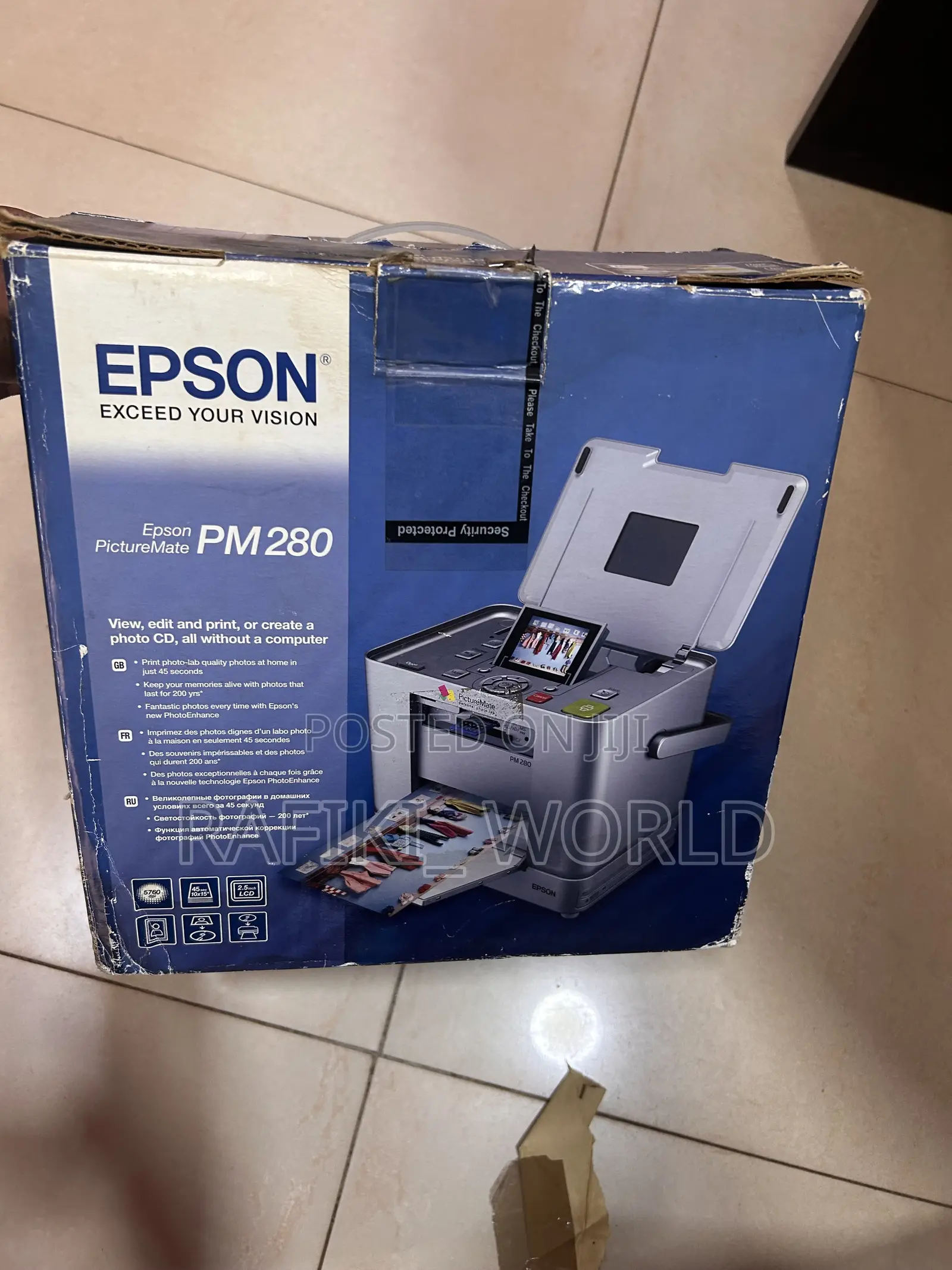 Epson Picturemate Pm 280 Personal Photo Lab Printer