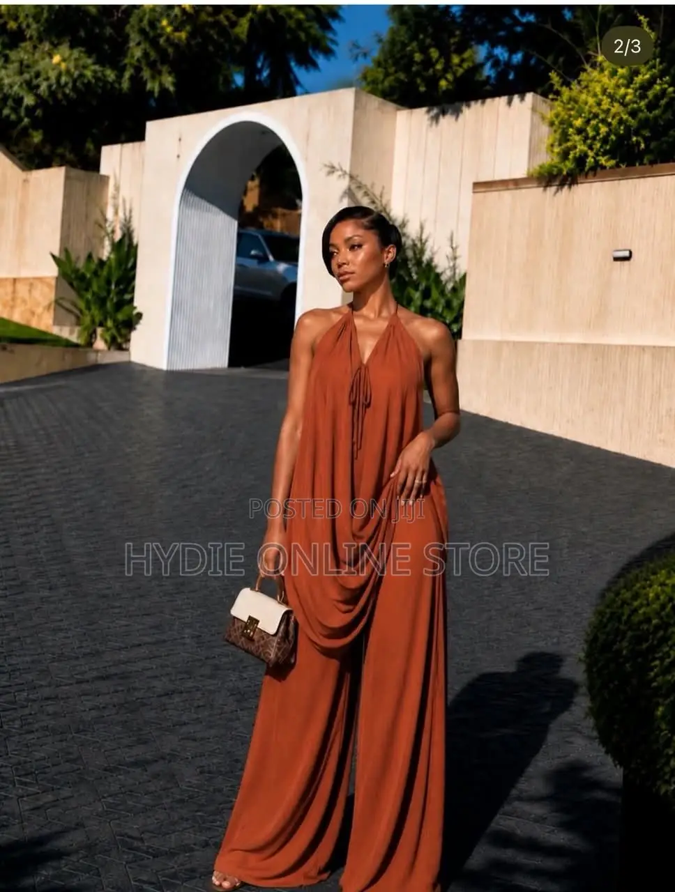Elegant Free Floral Armless Two-Piece