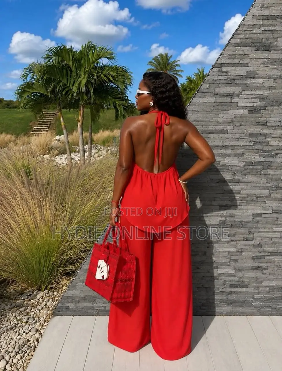 Elegant Free Floral Armless Two-Piece