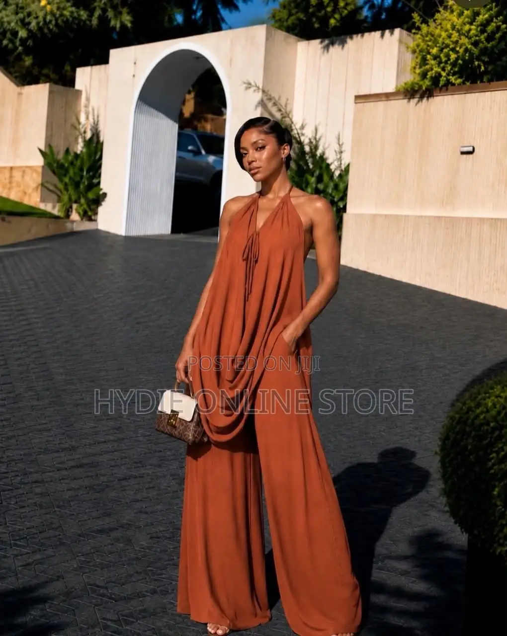 Elegant Free Floral Armless Two-Piece