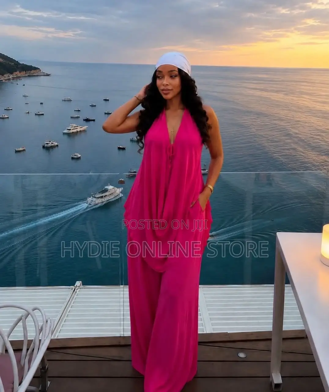Elegant Free Floral Armless Two-Piece