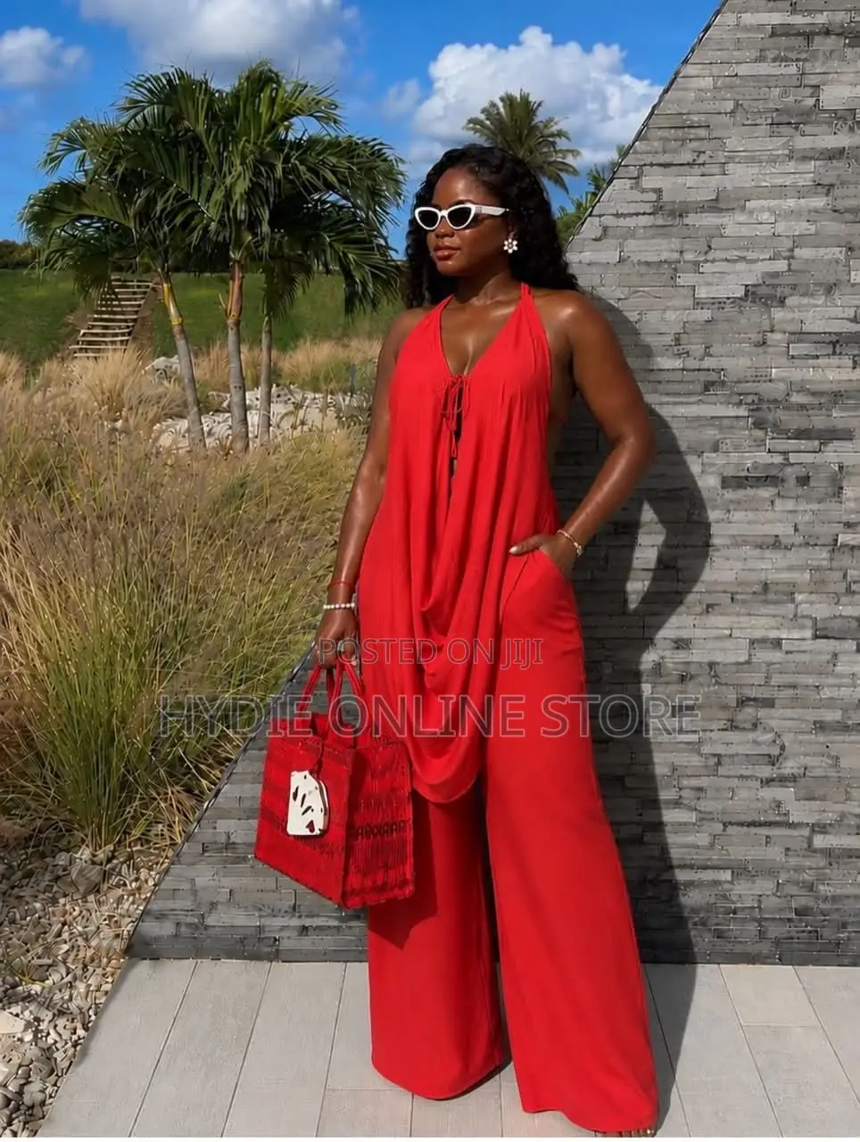 Elegant Free Floral Armless Two-Piece