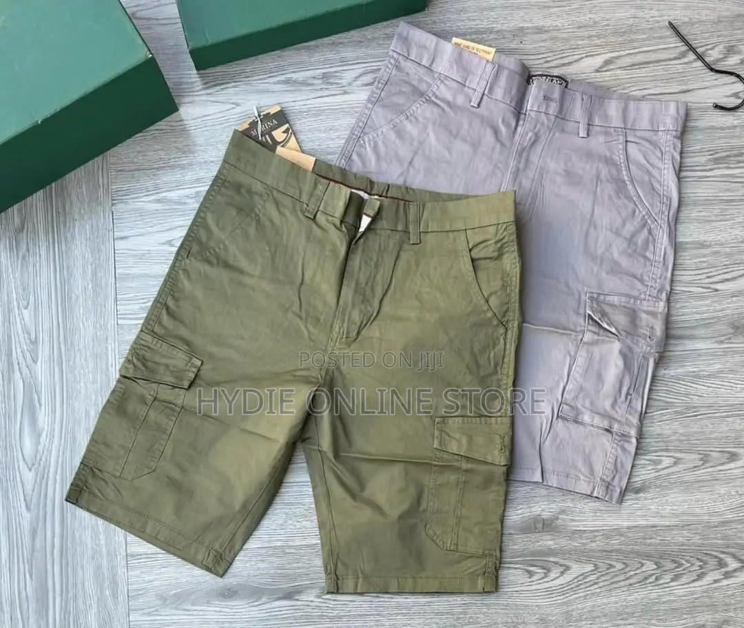 Kaki Short Men’S Cargo Pants