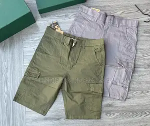 Kaki Short Men’S Cargo Pants