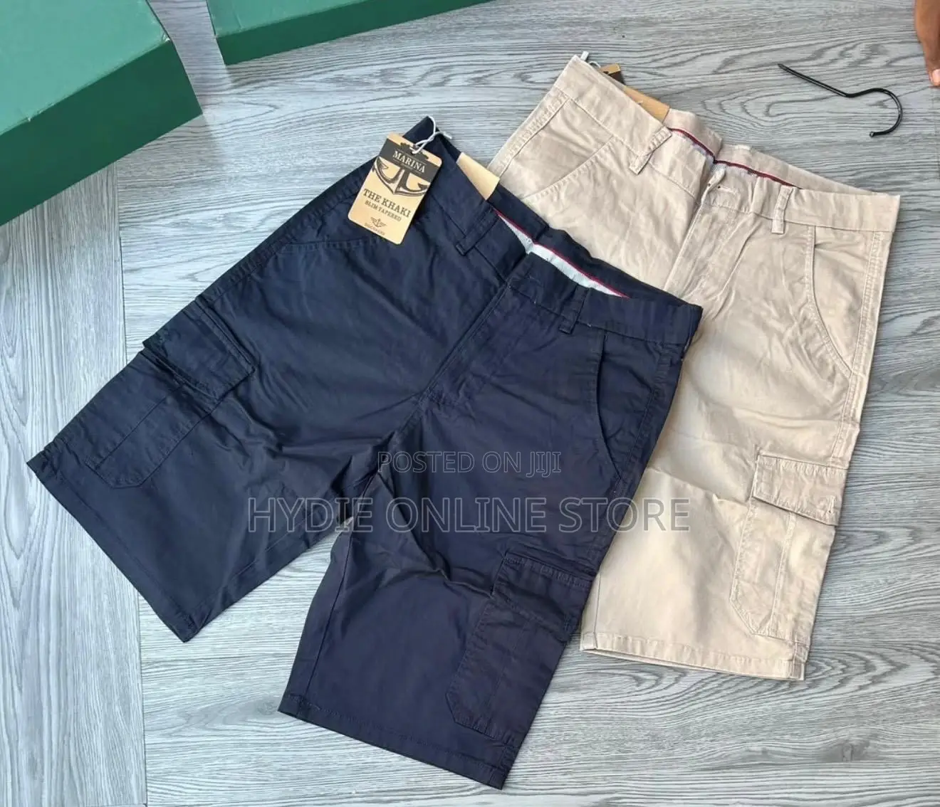 Kaki Short Men’S Cargo Pants
