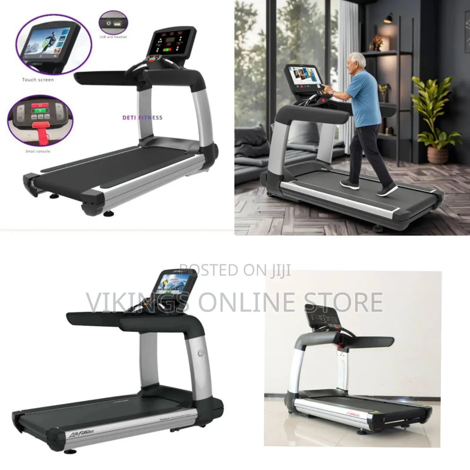 Fitness Equipment Led Screen Electric Commercial Leg High Tech Treadm