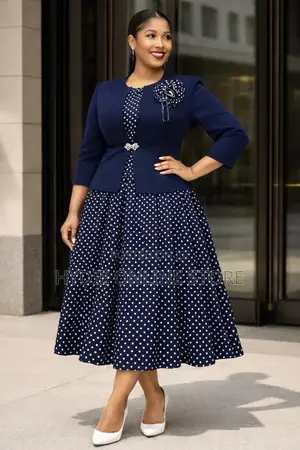 Ladies Office Floral Dress