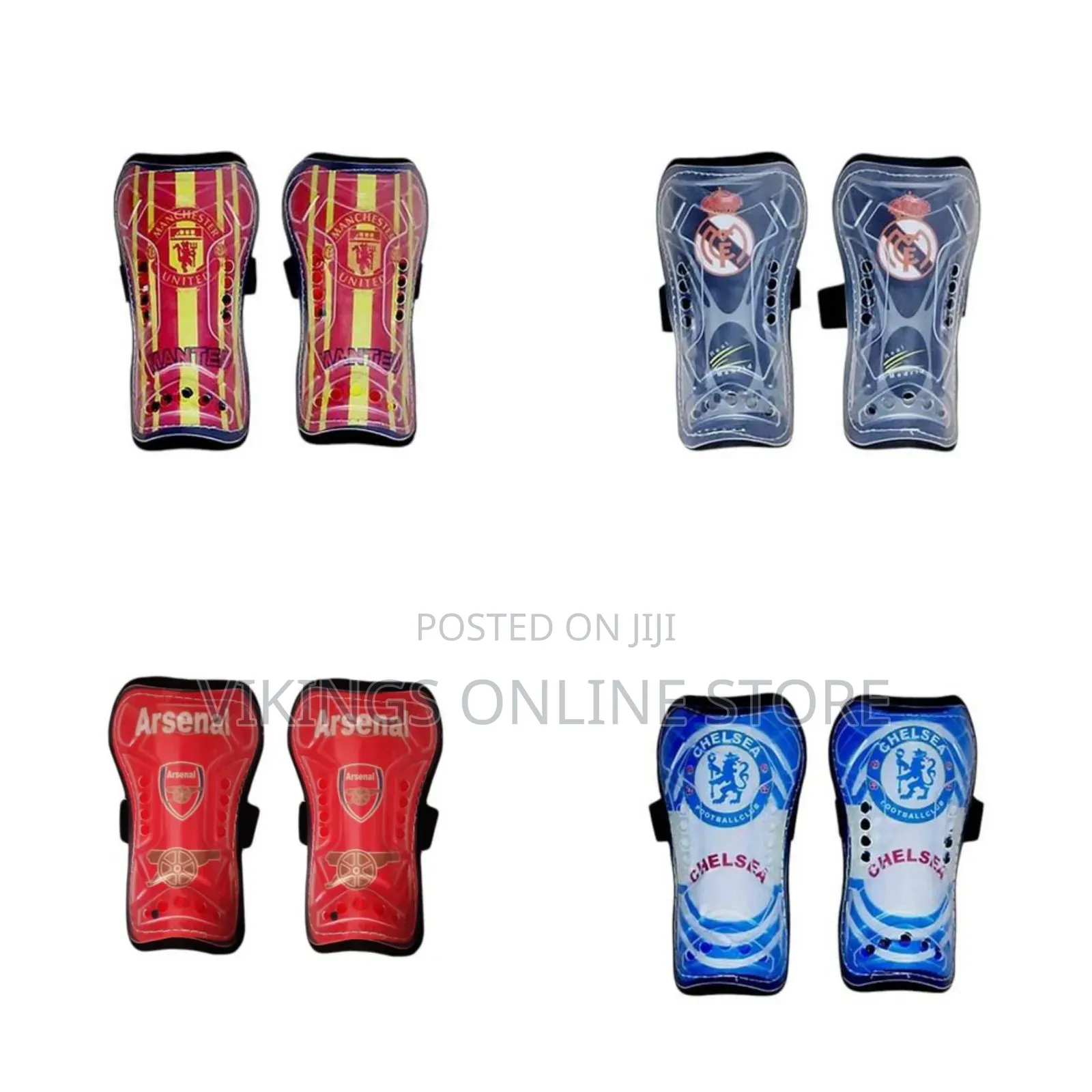 Pair of Professional Soccer Protective Gear Football Shin Pads