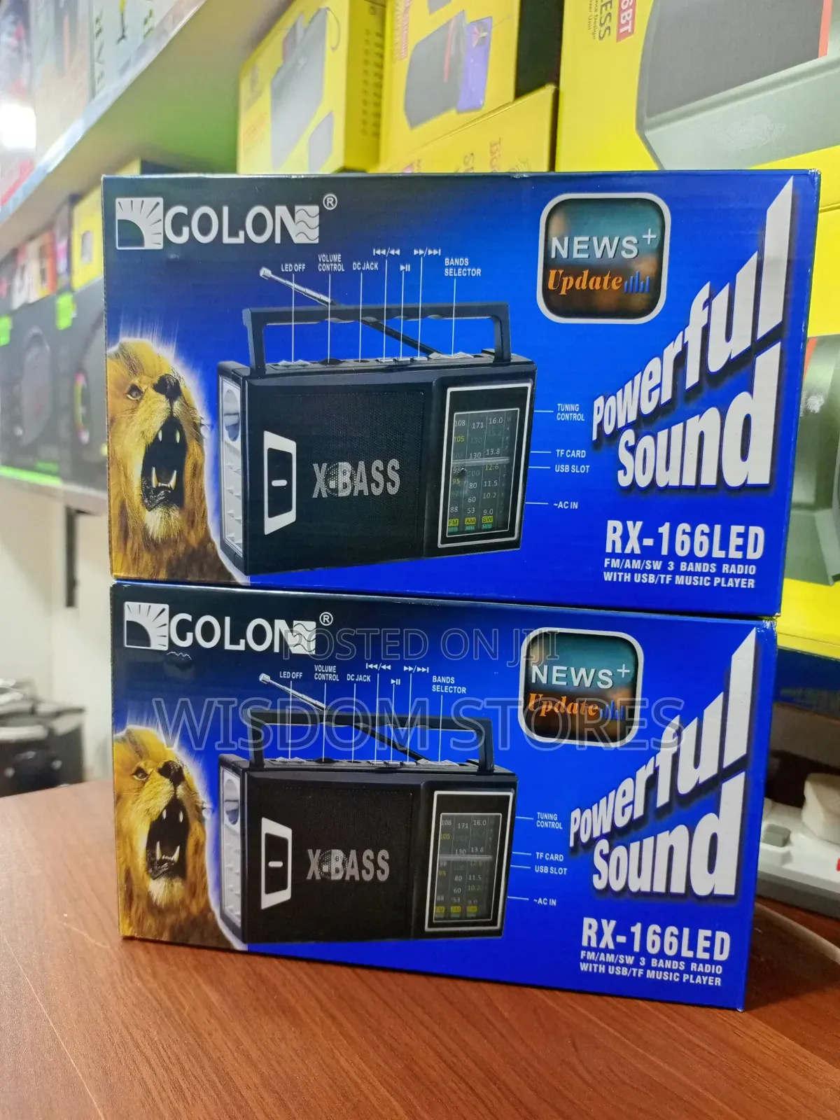 Golon Rx-166led 3-Band Radio