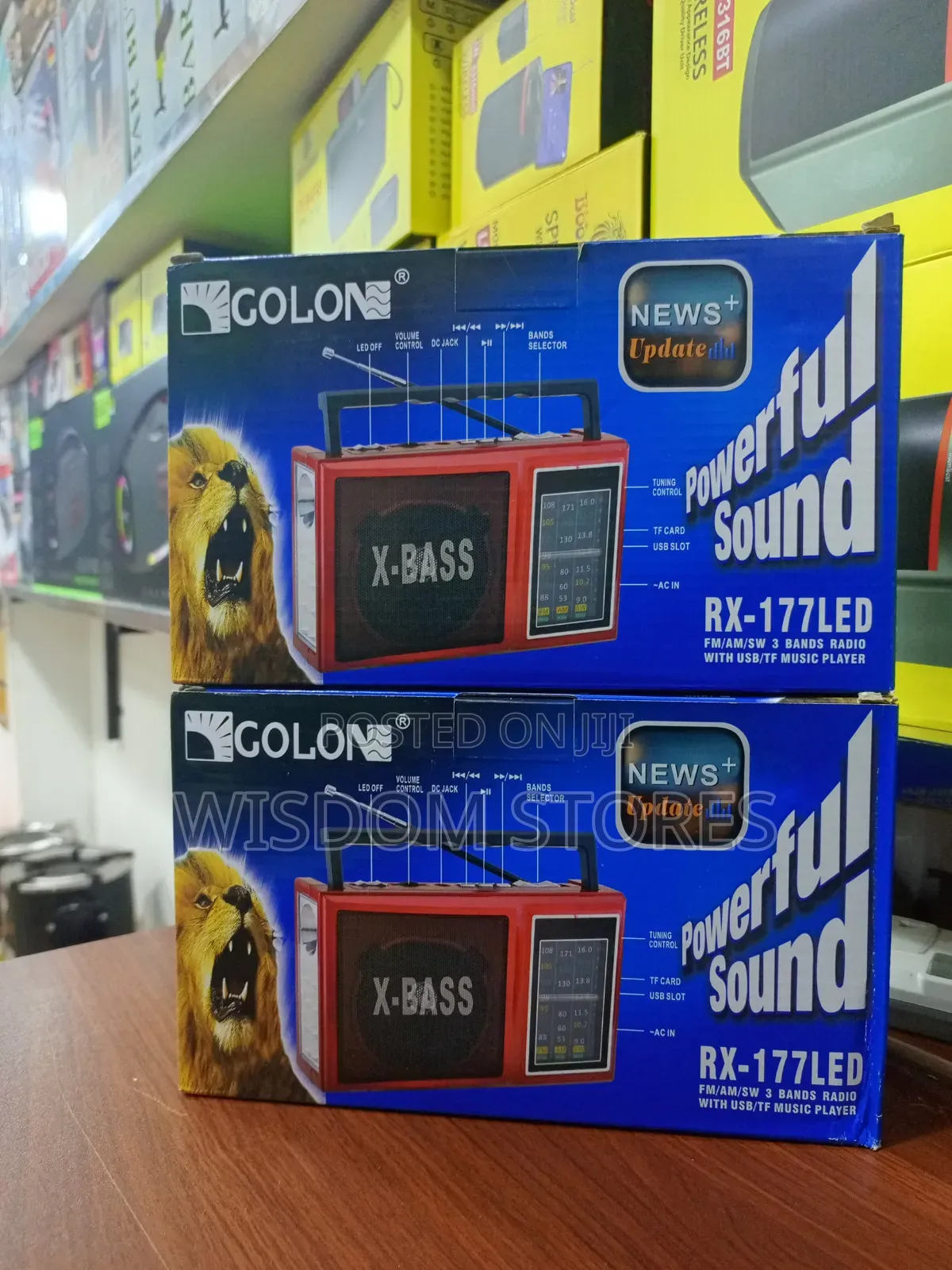 Golon Rx-166led 3-Band Radio