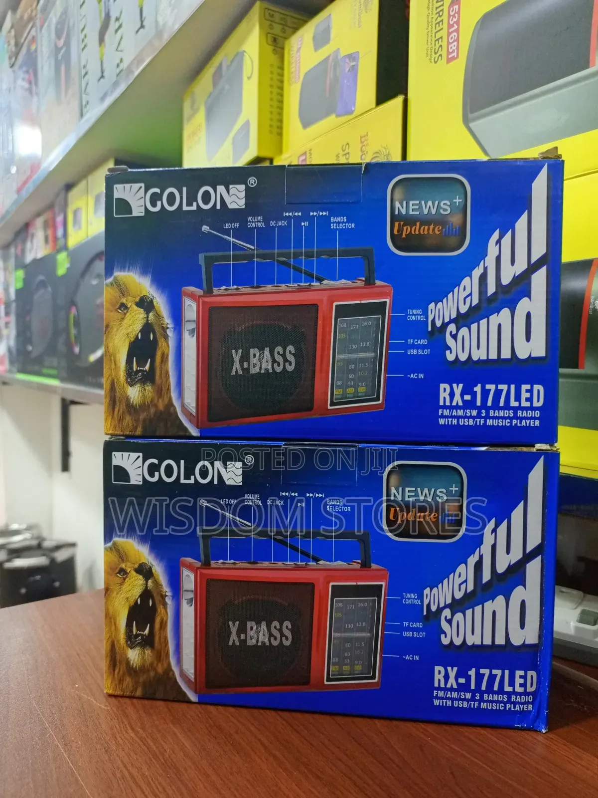 Golon Rx-166led 3-Band Radio