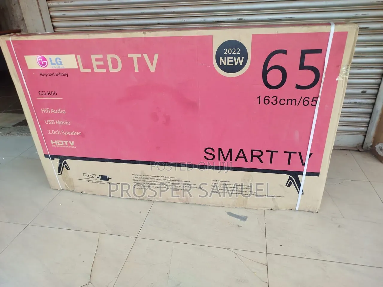 Lg 65 Inches Smart Frameless Flat Screen TVS