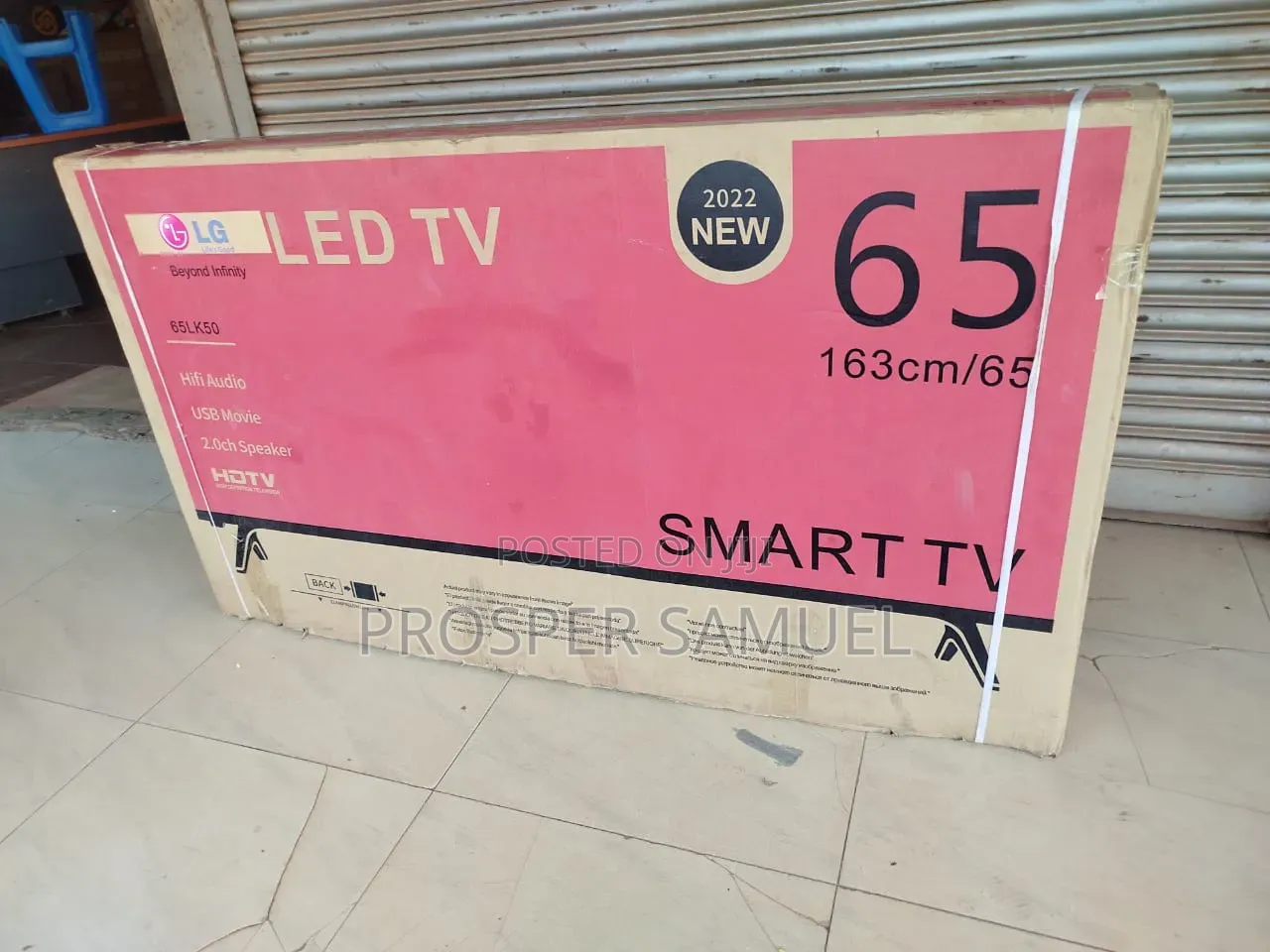 Lg 65 Inches Smart Frameless Flat Screen TVS