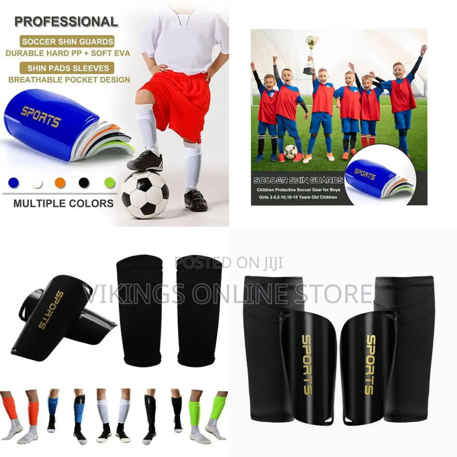 Small Size Suitable for Kids 5-13 Years Old 2 in 1 Pair of Soccer Shin