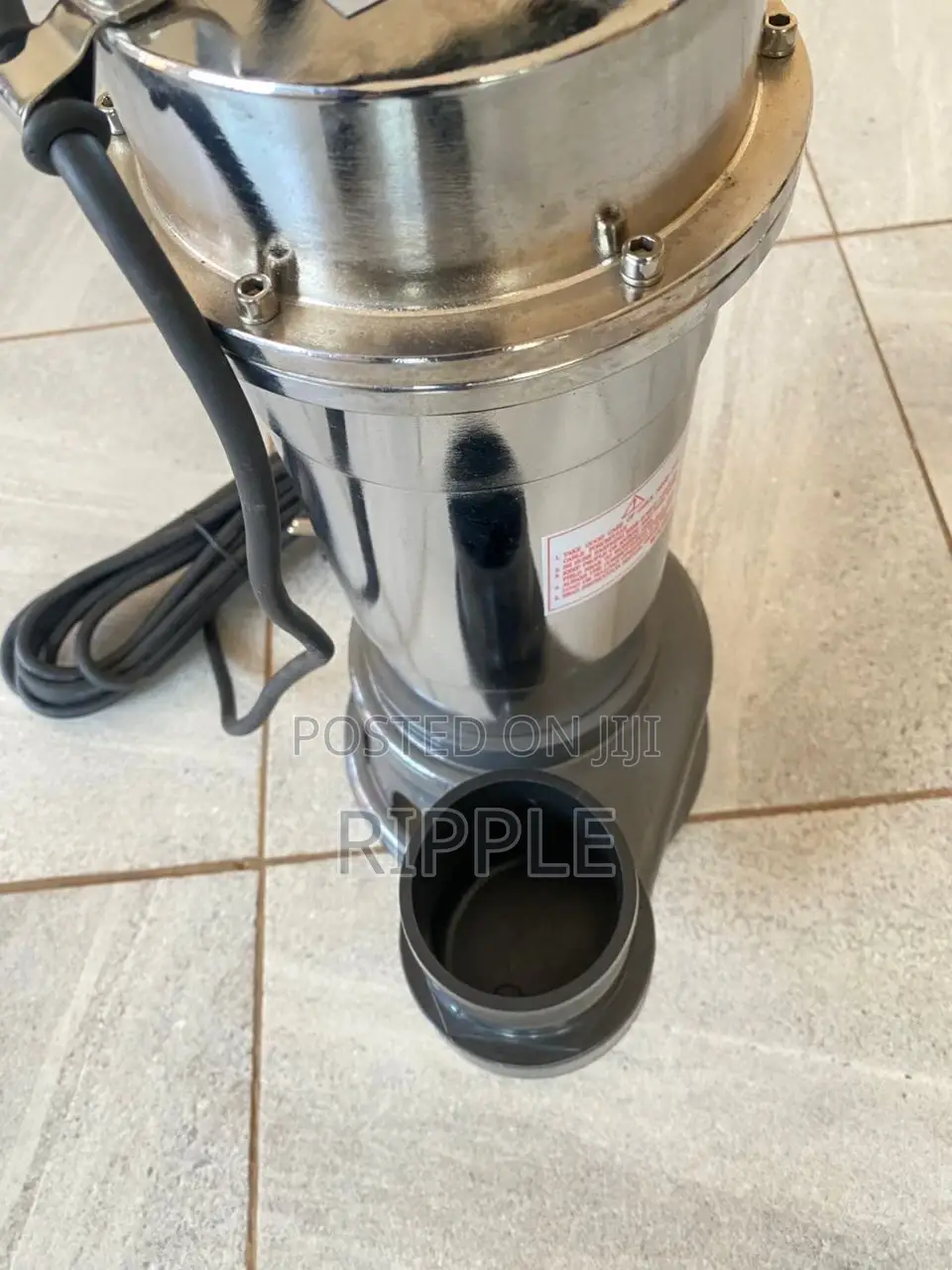 1500W Electric Sewage Submersible Pump 2HP 15m 36000l/H