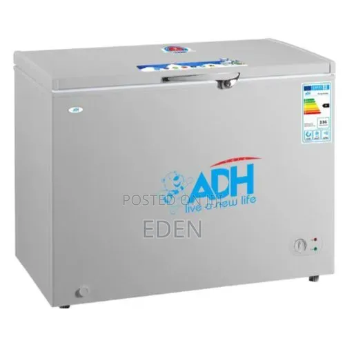 Adh 250 Liters Chest/Deep Freezer(Sliding Door) - White/Blue/Red