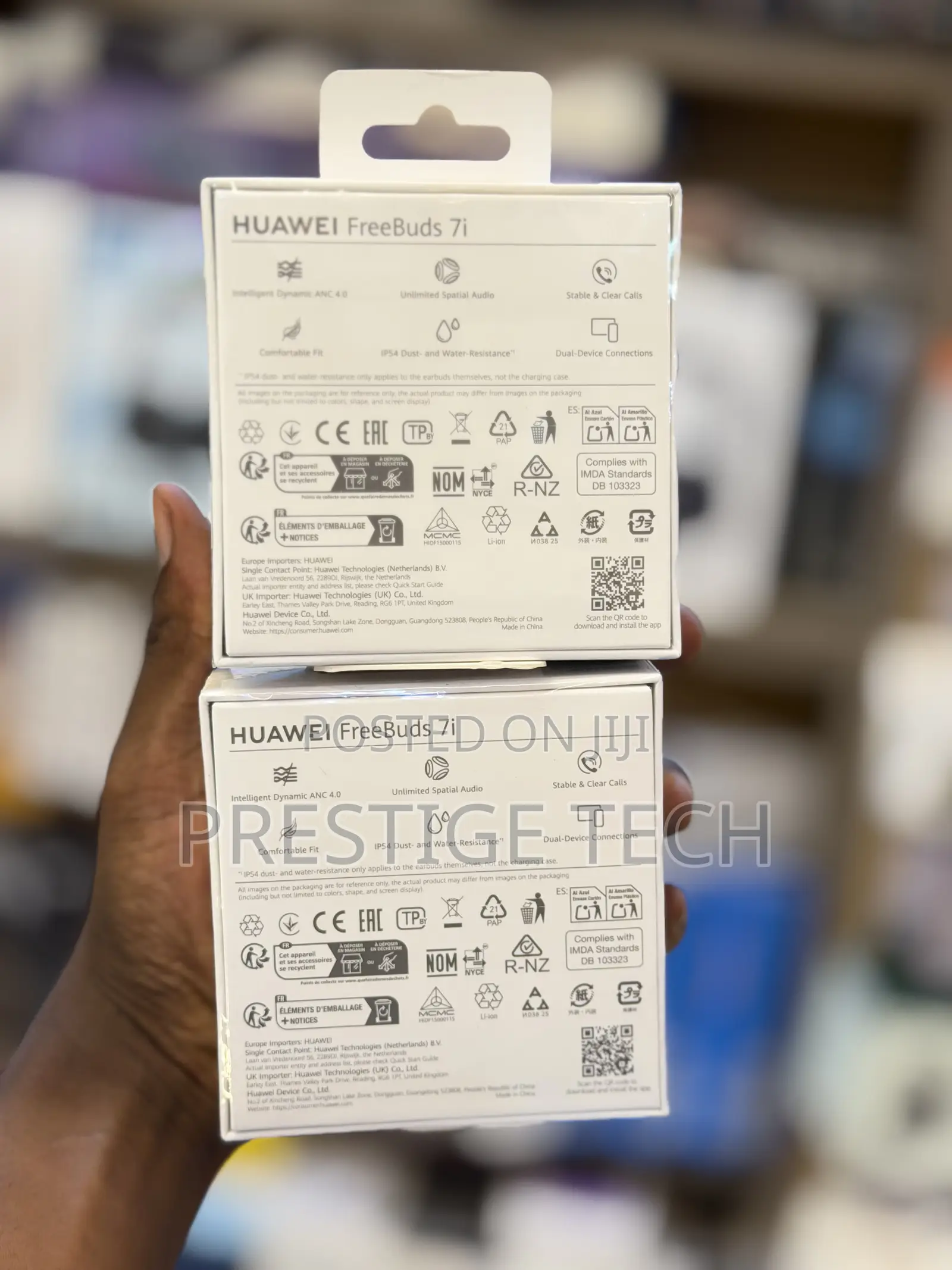 Huawei Free Buds 7i Wireless Earbuds, Anc 4.0, Spatial Audio