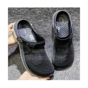 Crocs 2023 Lite Ride Sandals Black White