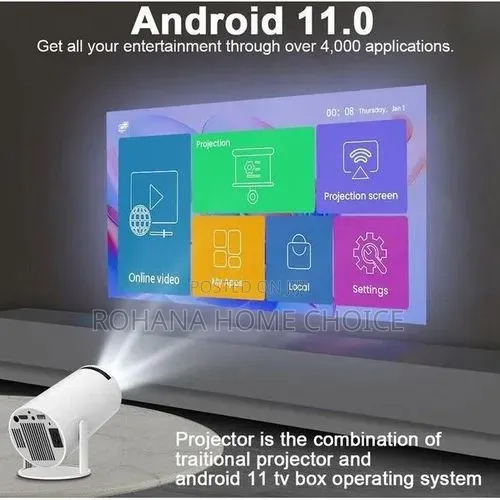 Portable Mini Smart Android Projector