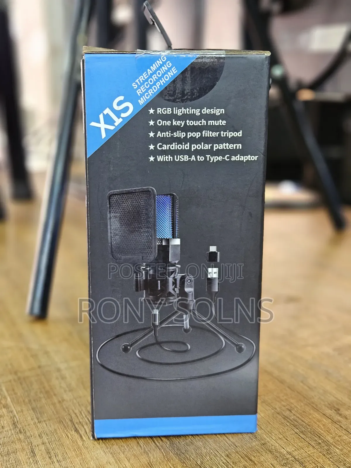 X1s Gaming Microphone With RGB Lights