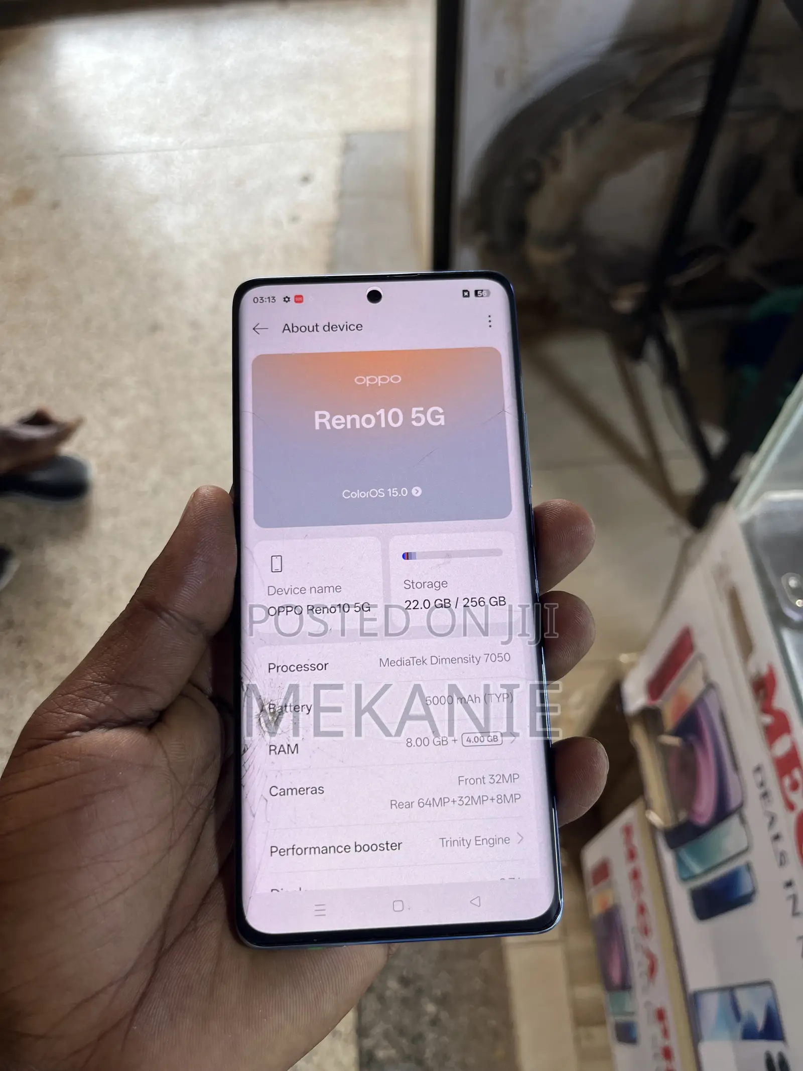 Oppo Reno 10 5G 256 GB Blue