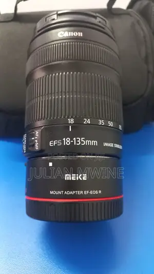 Canon Ef-S 18-135mm F/3.5-5.6 Is STM With Meike Ef to Rf Lens Adapter