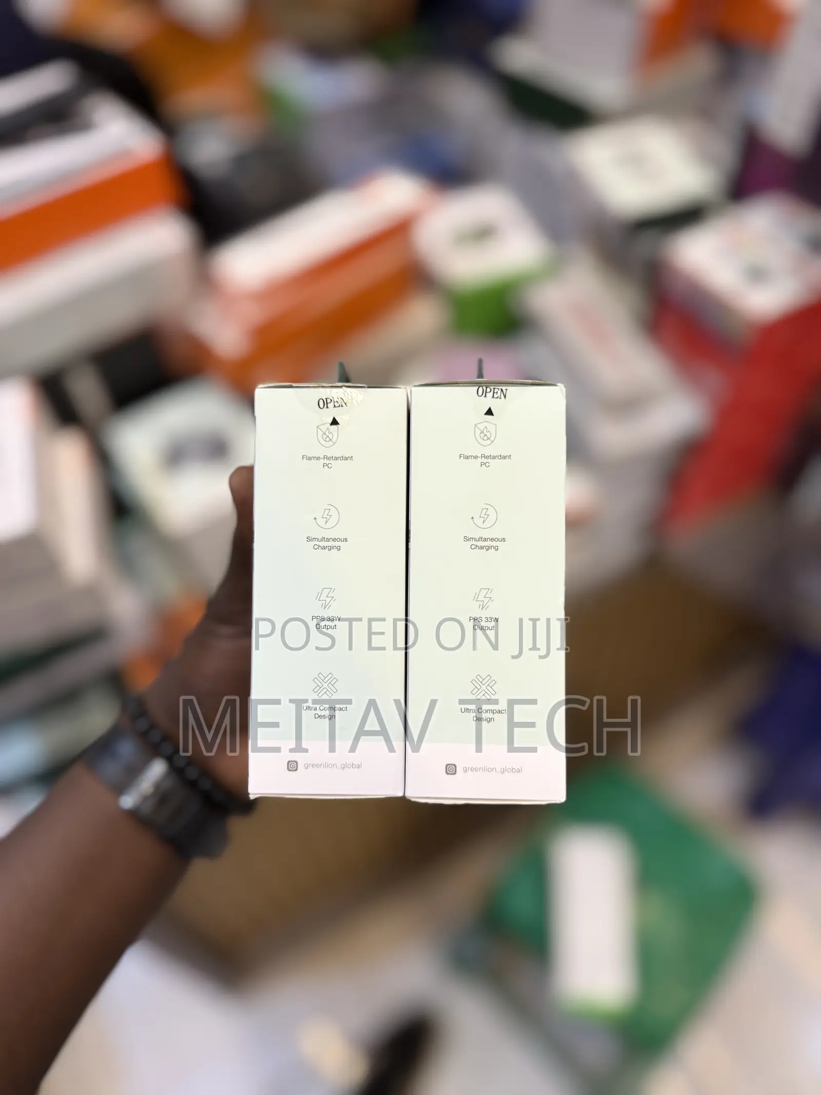 Green Lion 25w Adapter Q-Series Uk Plug Usb-C Usb-A