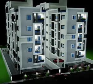 Amazing Beautiful Plan, Apartme Elevation Front View
