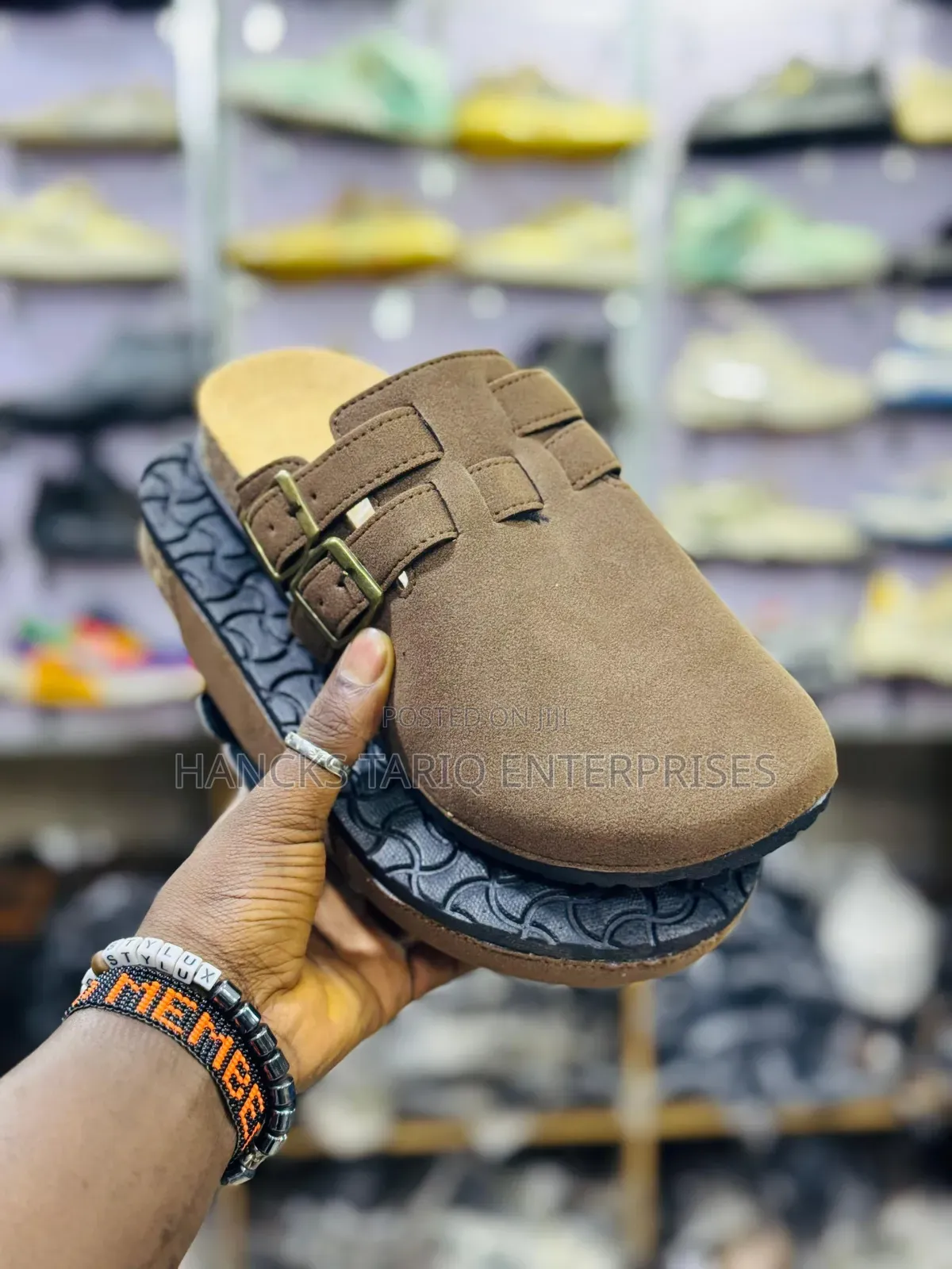 Premium Double-Buckle Comfort Slides