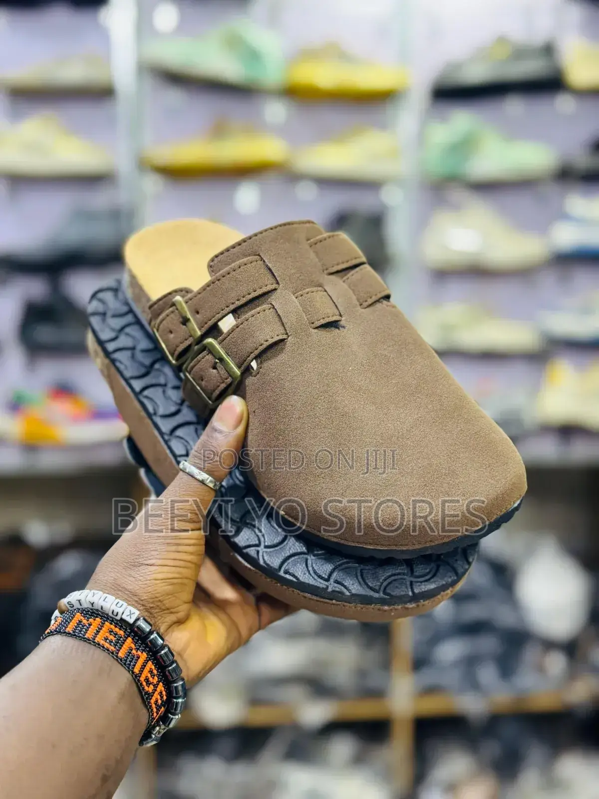 Premium Double-Buckle Comfort Slides
