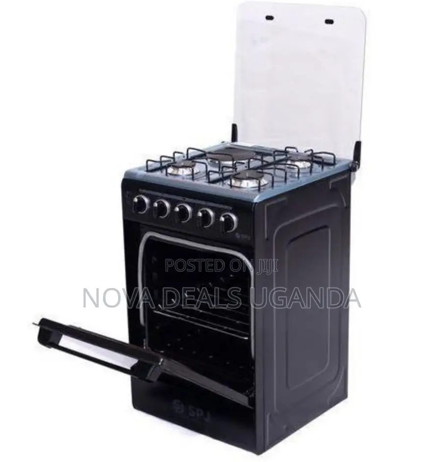 SPJ 50x50cm 3gas Burner + 1 Electric Plate Cooker With Gas Cooker