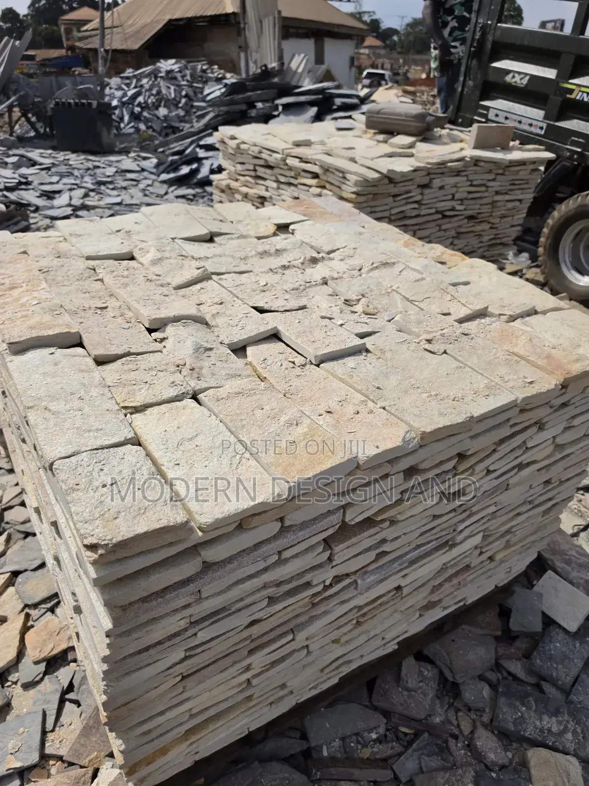 Slate Stones for Wall Building and Design