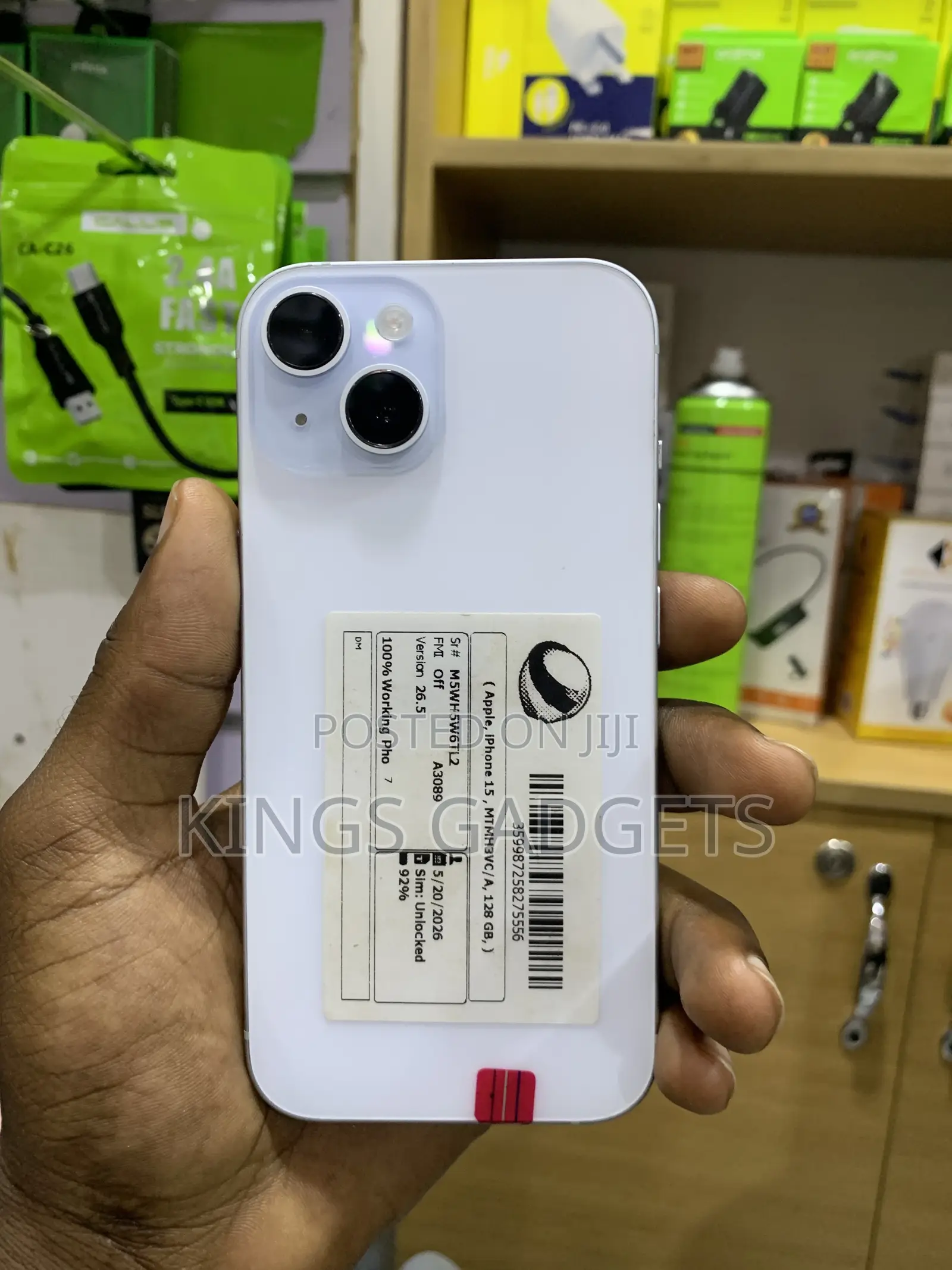 Apple iPhone 15 128 GB Gray