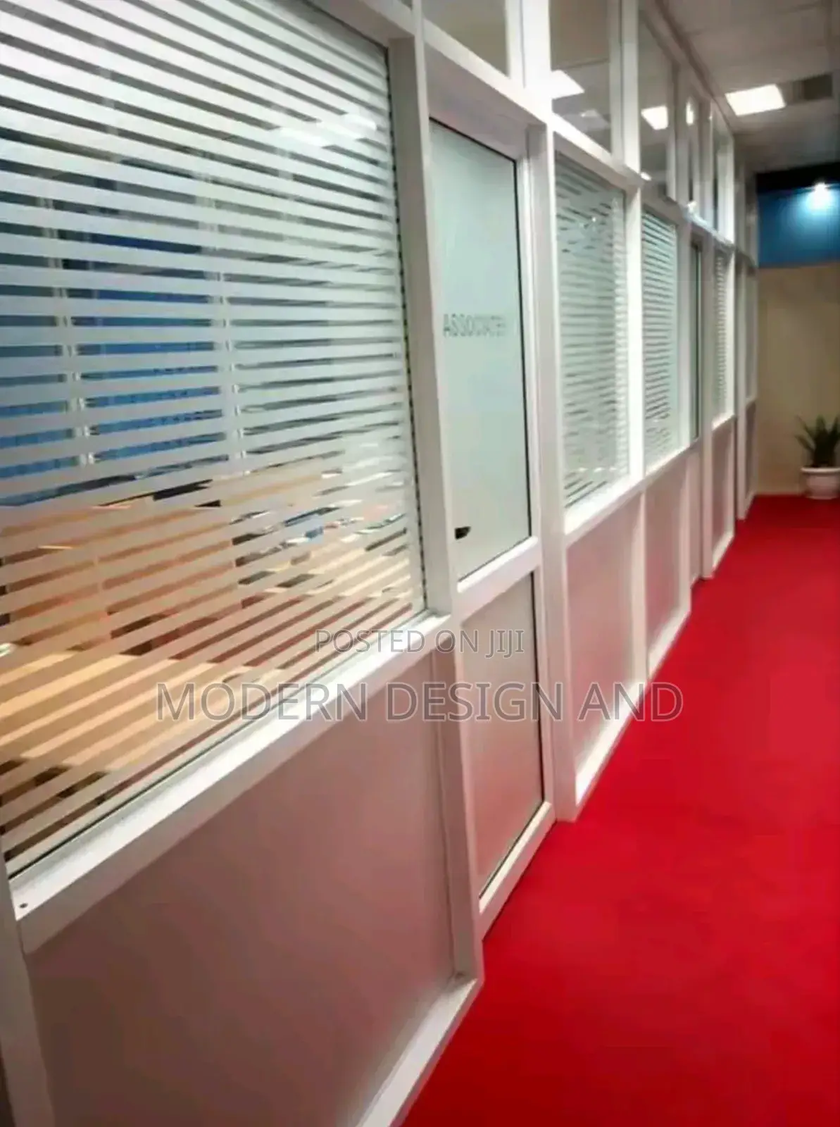 Office Partitioning With Glass Bugolobi